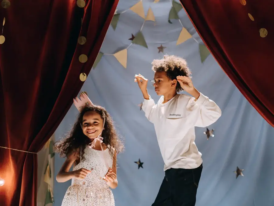Atelier théâtre pour enfants à l'anniversaire
