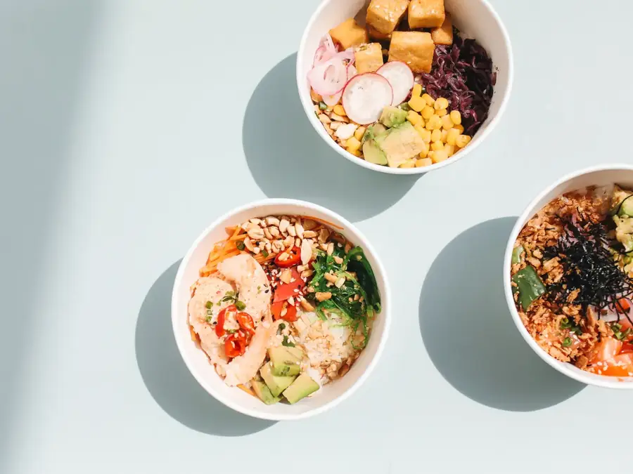 Bar à poke bowls pour événement