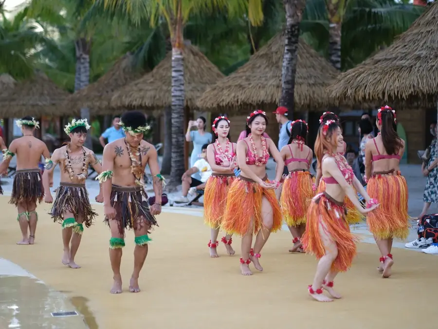 Animation danseuses tropicales