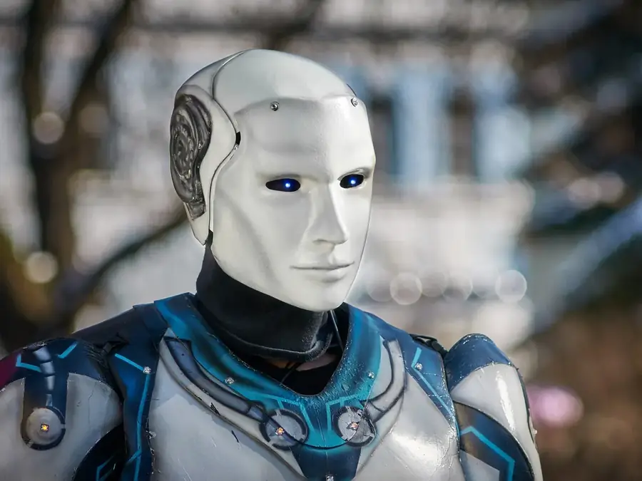 Animation robot futuriste