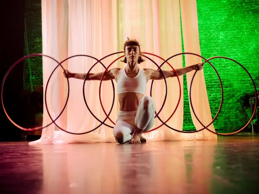 Spectacle de hula hoop