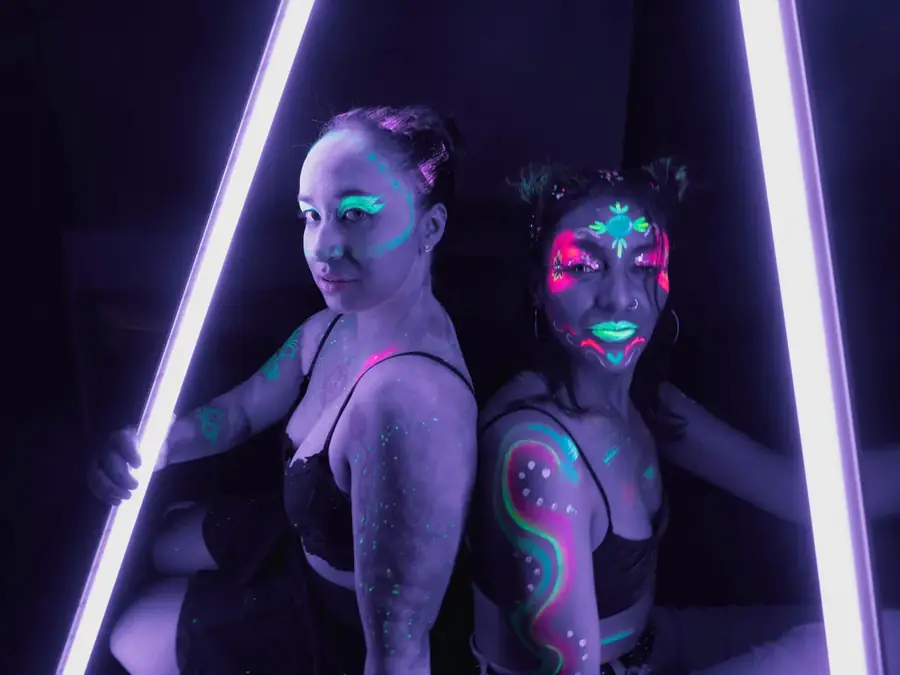 Spectacle de lumière noire (blacklight)