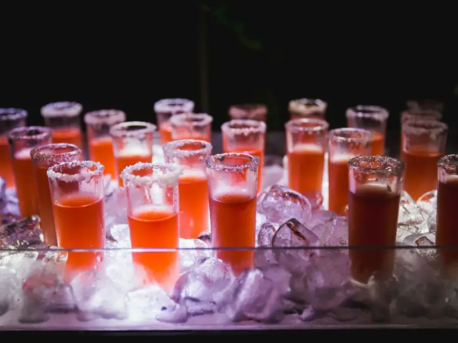 Stand boissons : vins, bières et champagne