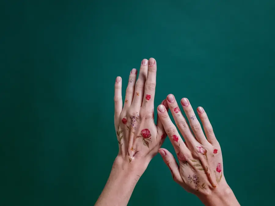 Animation tatouages ephémères paillettes