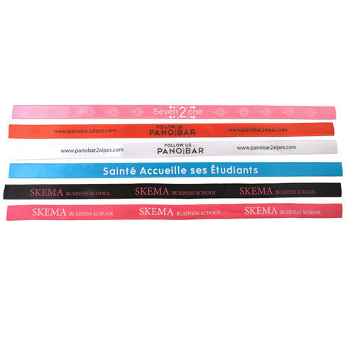 Bracelets tissu personnalisés