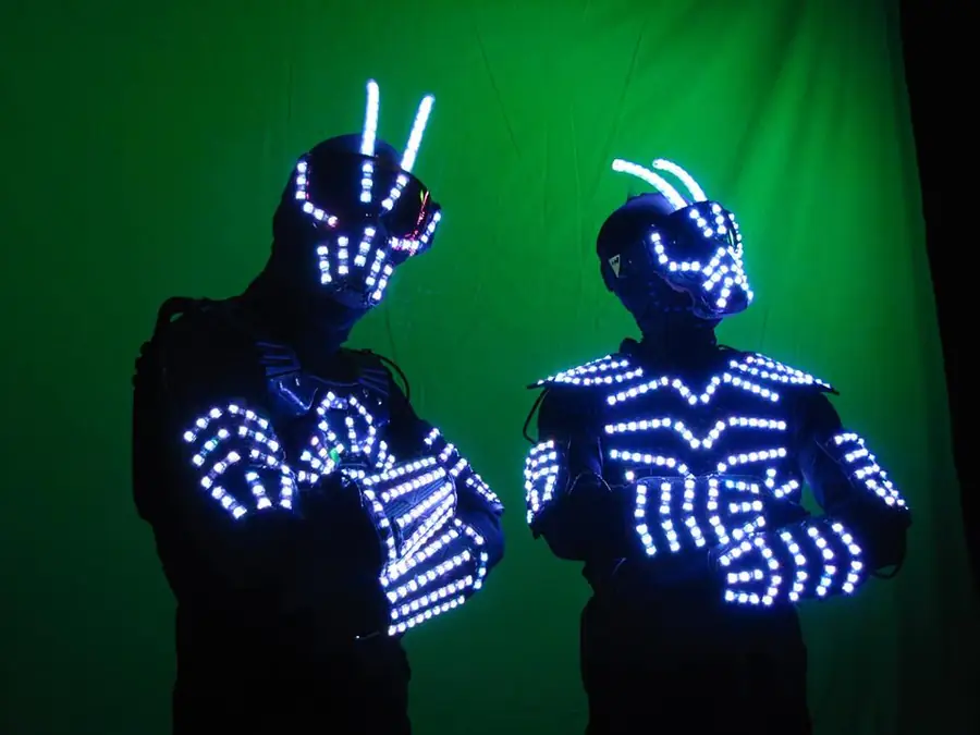 Duo percu' & instru' à leds