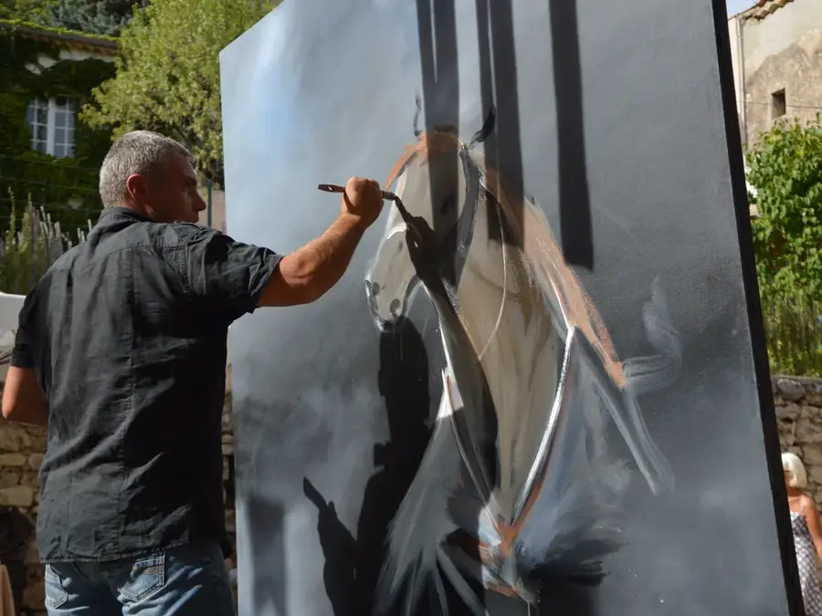 Animation live painting