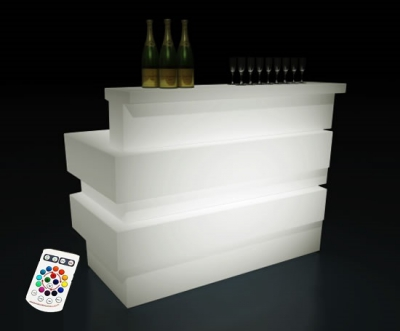 Location bar tetris lumineux