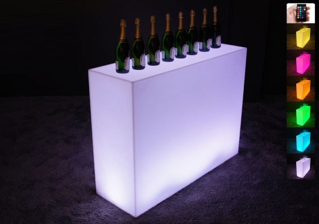 Location comptoir desk lumineux