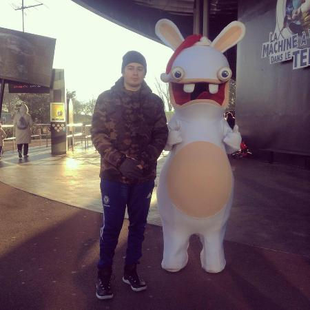 Mascotte lapins crétins
