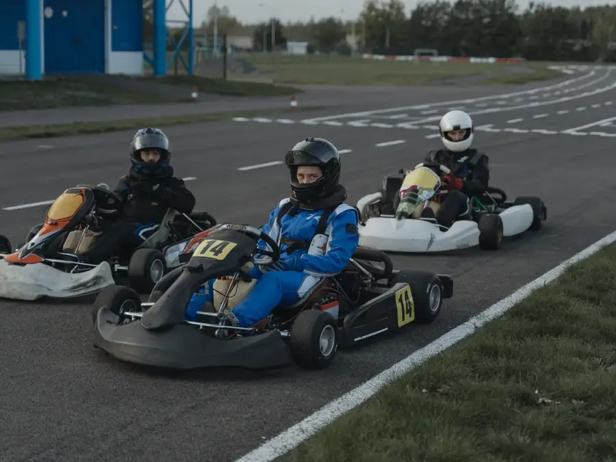 Team building karting : course en équipe